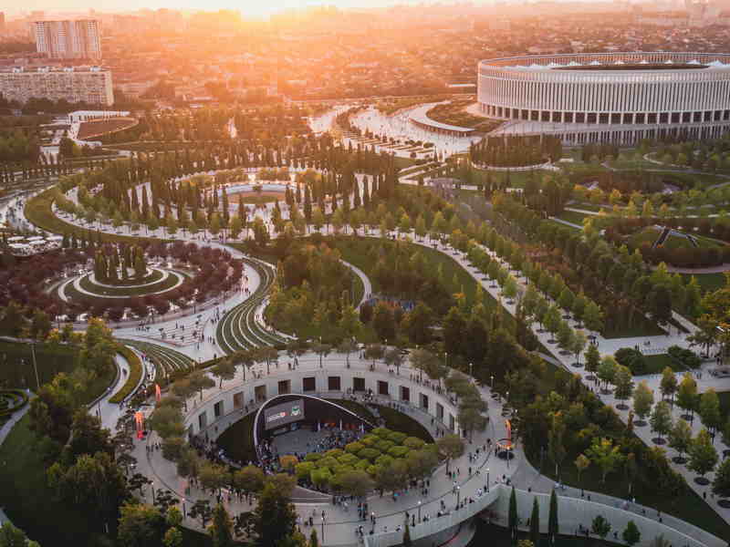 Панорама парка